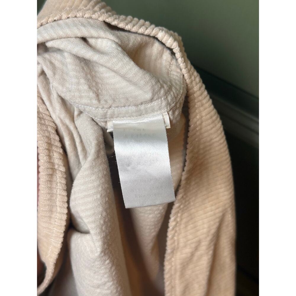 Frank & Eileen LUKE Relaxed Fit Corduroy Long Sleeve Soft Button-Up Shirt Tan XS - Picture 8 of 9
